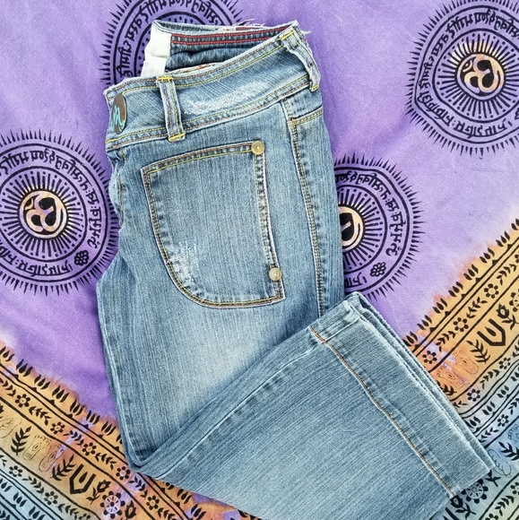 Marlow wide leg jean capris - Picture 1 of 4